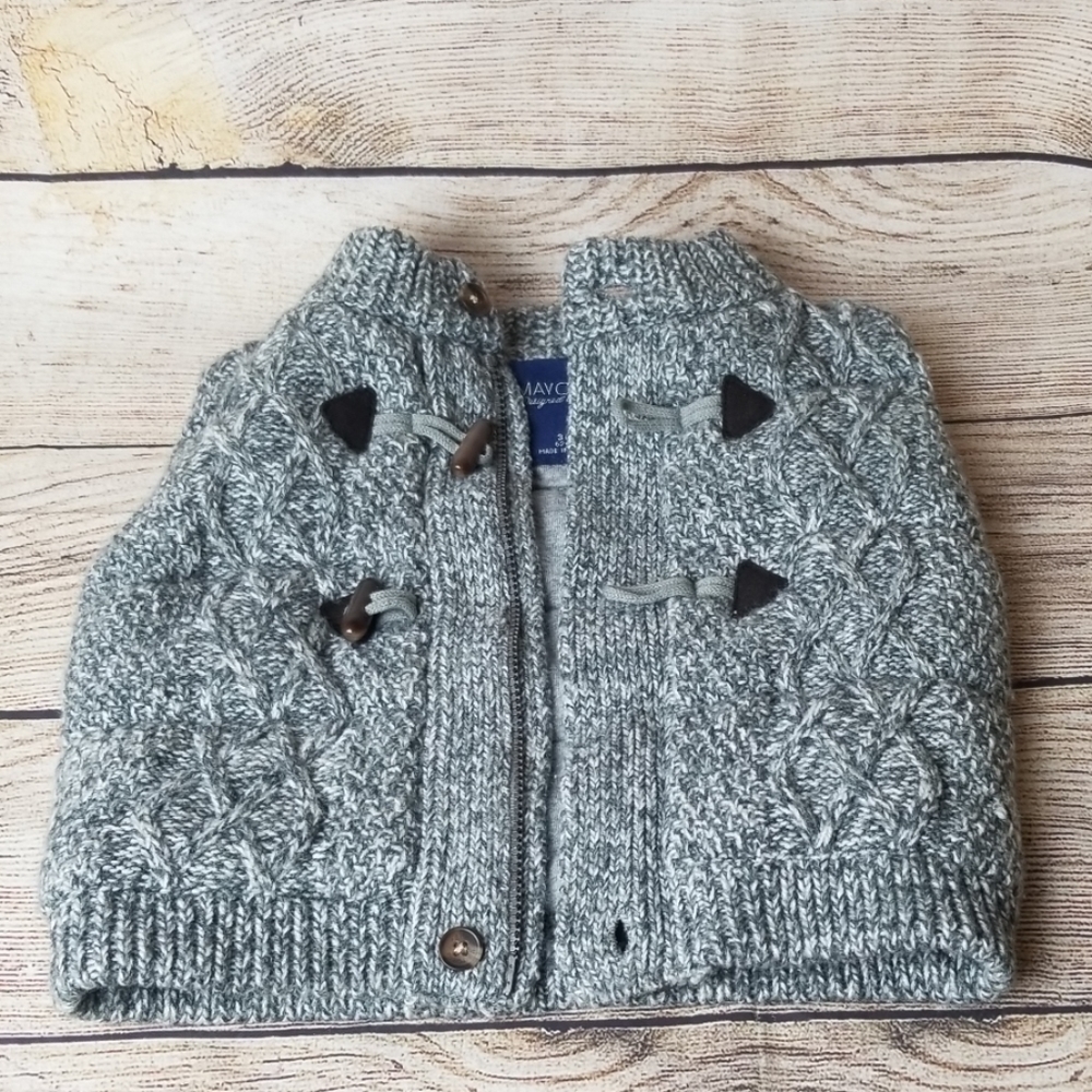 Infant Mayoral Zippered Sweater Vest